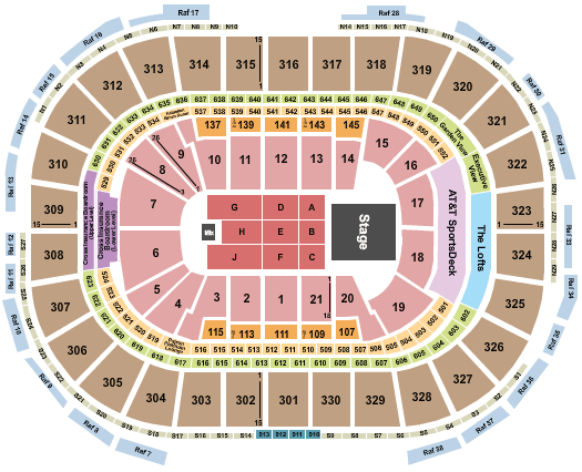 TD Garden Jingle Ball Seating Chart