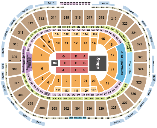 TD Garden Jingle Ball Seating Chart